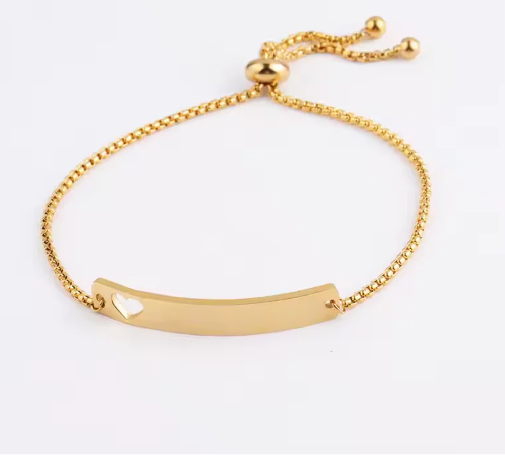 PERSONALIZED TIMELESS HEART BRACELET