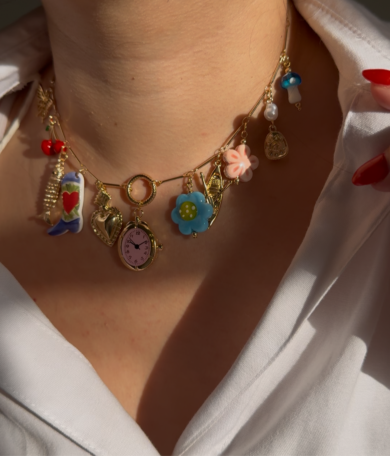 COWGIRL SPIRIT CHARM NECKLACE