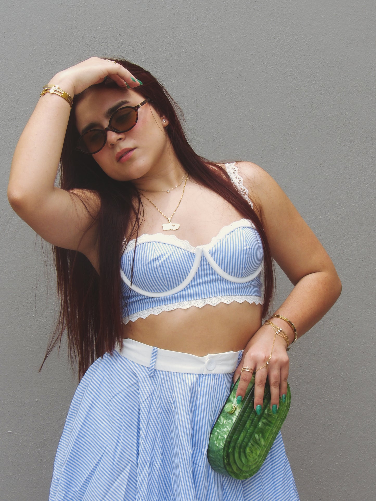 BLUE ENCHANT TWO-PIECE SET