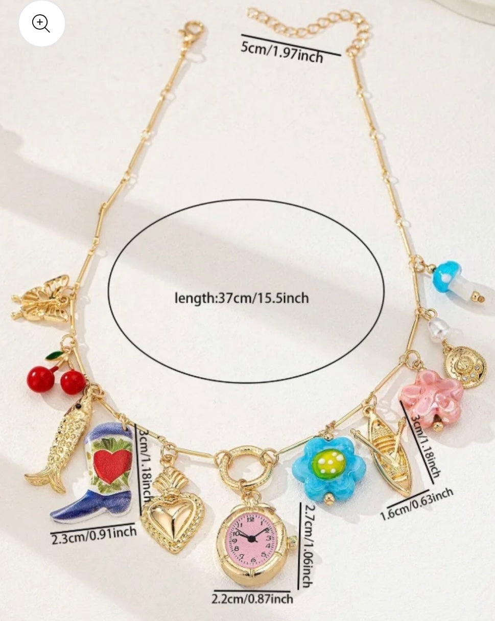 COWGIRL SPIRIT CHARM NECKLACE